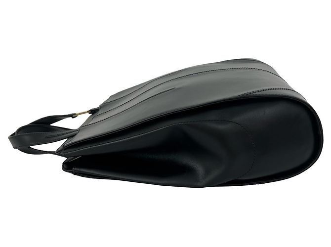 Loewe Anagram Logo Motiv Leder Tote Bag Schwarz - Ansicht 5