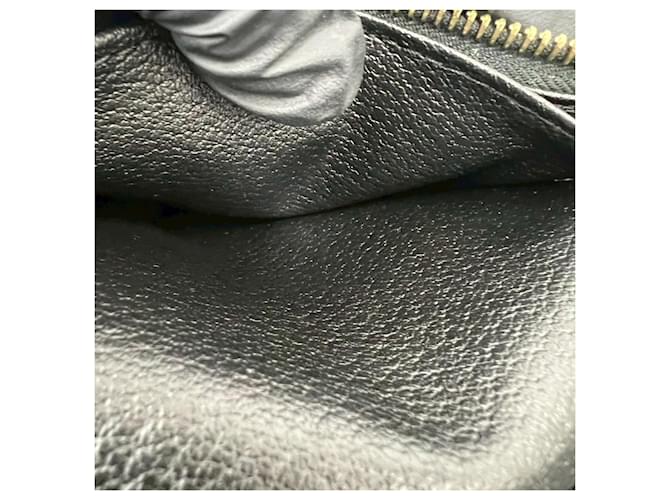 Céline CELINE Vintage Macadam Blazon Triomphe Pattern Handtasche Braun Schwarz - Ansicht 10