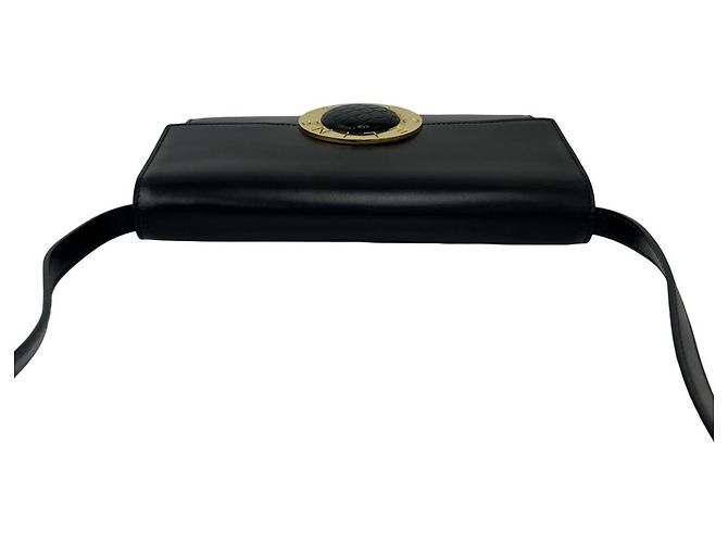 Céline Celine Vintage Circle Logo Hardware Leather Shoulder Bag - view 4