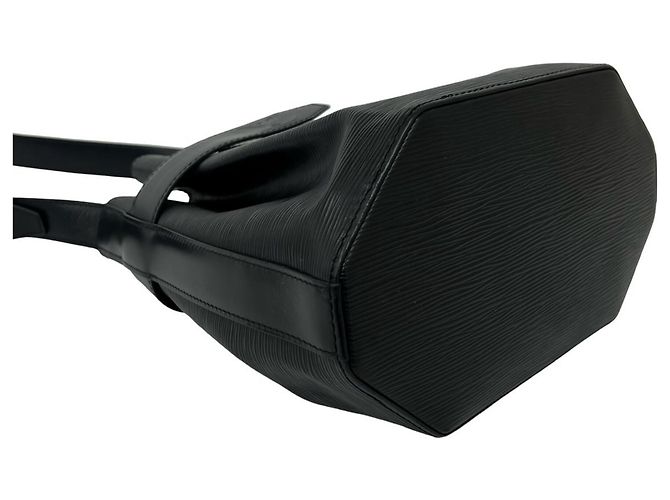 Louis Vuitton Vintage Schultertasche aus Epi-Leder Schwarz - Ansicht 7