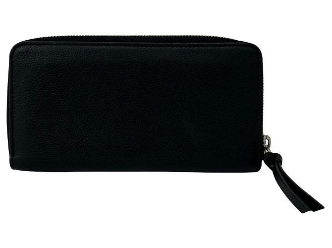Louis Vuitton Zippy Lockme Leder-Langgeldbörse Schwarz - Ansicht 2