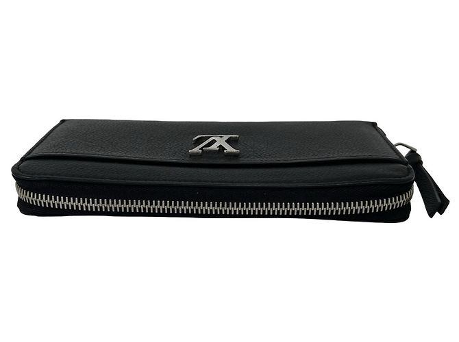 Louis Vuitton Zippy Lockme Leder-Langgeldbörse Schwarz - Ansicht 3