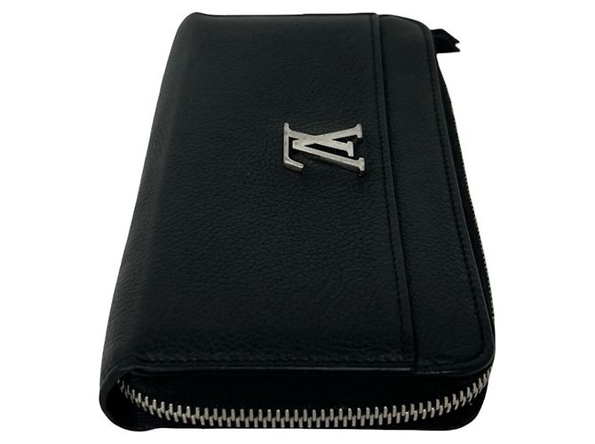 Louis Vuitton Zippy Lockme Leder-Langgeldbörse Schwarz - Ansicht 5
