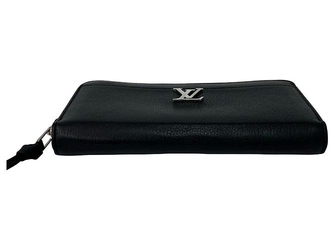Louis Vuitton Zippy Lockme Leder-Langgeldbörse Schwarz - Ansicht 6
