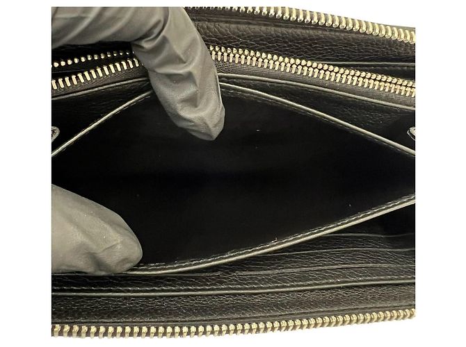 Louis Vuitton Zippy Lockme Leder-Langgeldbörse Schwarz - Ansicht 8