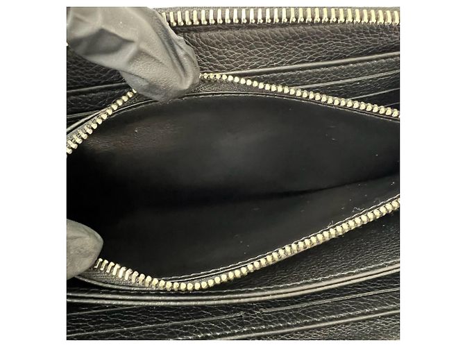 Louis Vuitton Zippy Lockme Leder-Langgeldbörse Schwarz - Ansicht 9