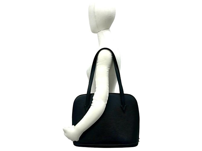 Louis Vuitton Vintage Lussac Epi Leder Tote Bag Schwarz - Ansicht 2
