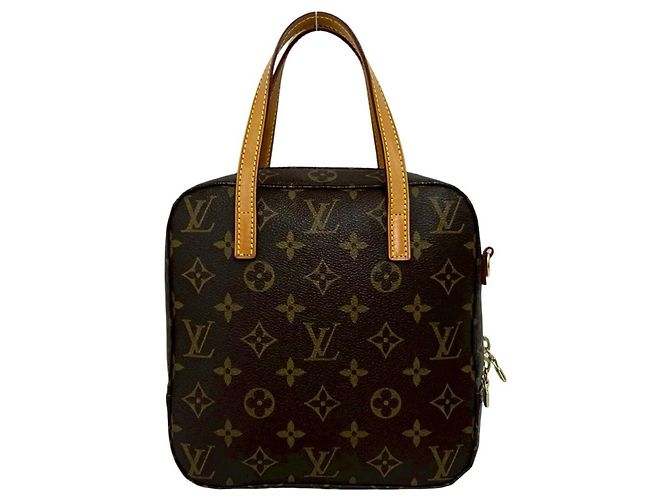 Borsa Louis Vuitton Spontini in pelle monogram Marrone - vista 3