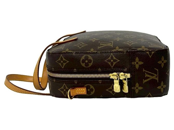 Borsa Louis Vuitton Spontini in pelle monogram Marrone - vista 5