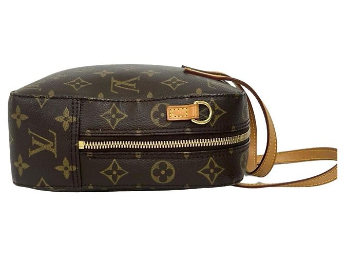 Borsa Louis Vuitton Spontini in pelle monogram Marrone - vista 6