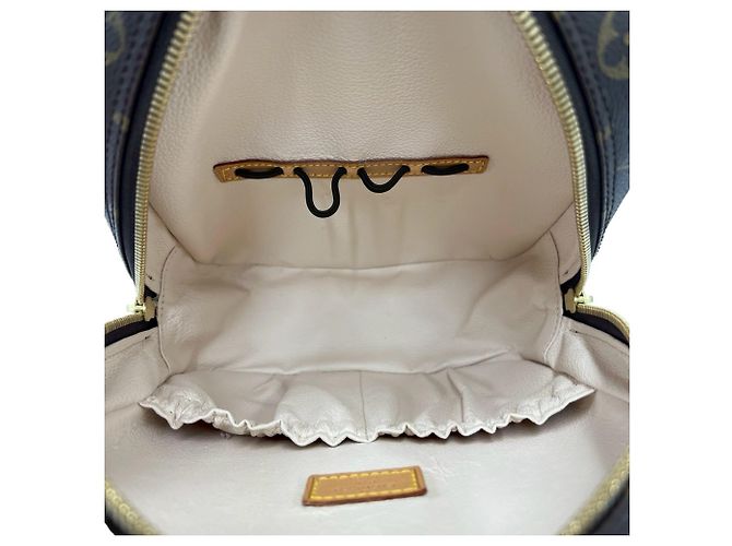 Borsa Louis Vuitton Spontini in pelle monogram Marrone - vista 9