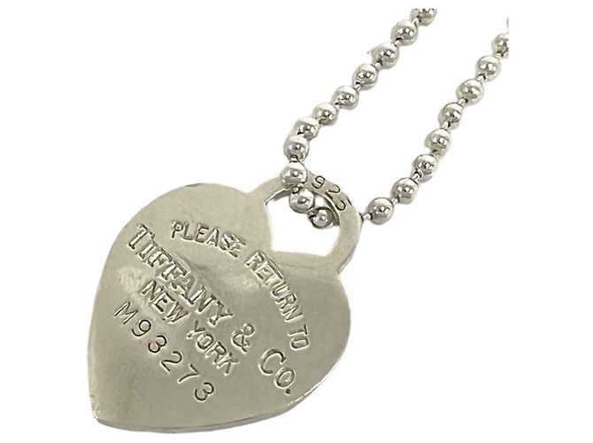 Collana con ciondolo Return to Heart di Tiffany & Co. Argento - vista 4