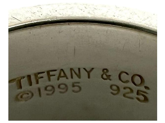 Tiffany & Co Tiffany Vintage Grooved Double Line Ring Silber - Ansicht 3