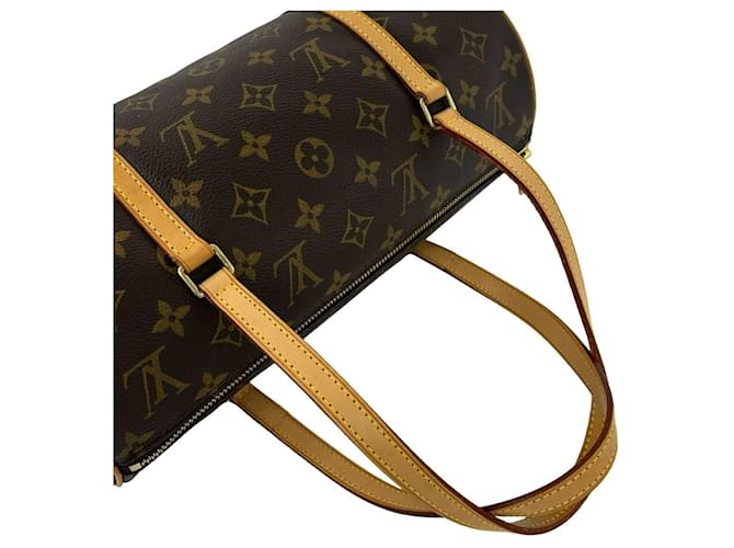 Borsa Louis Vuitton Papillon 30 Monogram Pattern Leather Marrone - vista 4