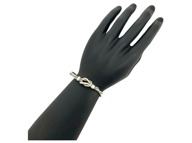 Tiffany & Co Bracciale Tiffany Double Rope Center Knot Argento - vista 2