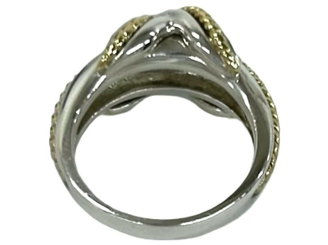 Tiffany & Co. Signature Cross Ring Silber Golden - Ansicht 6
