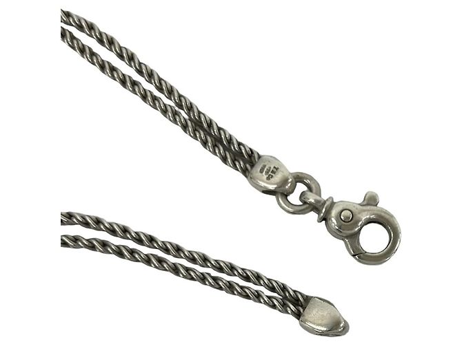 Tiffany & Co Bracciale Tiffany Vintage Double Rope Center Knot Argento - vista 4