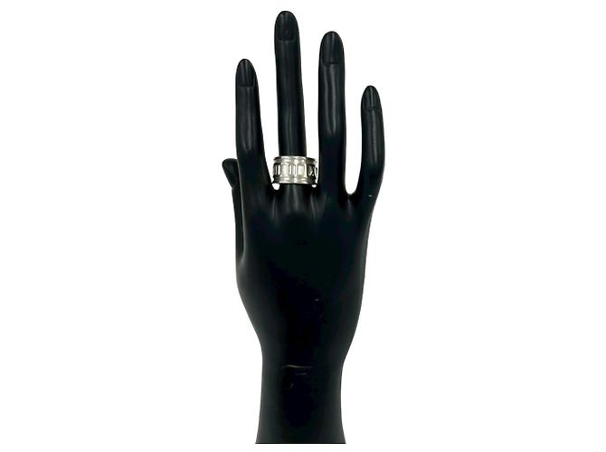 Tiffany & Co Anello Tiffany Vintage Wide Atlas Band in Argento 925 - vista 2