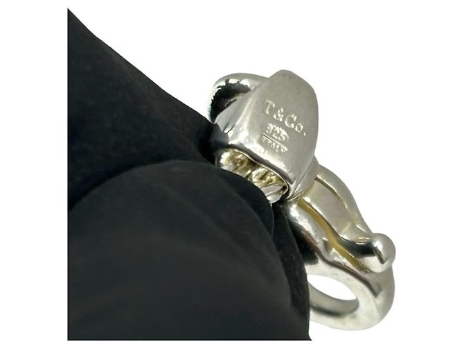Tiffany & Co Bracciale Tiffany Vintage Double Rope Center Knot Argento - vista 3