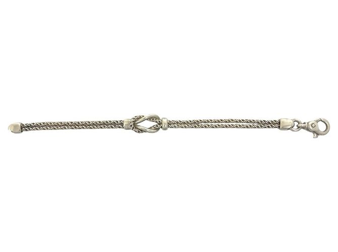 Tiffany & Co Bracciale Tiffany Vintage Center Knot Double Rope Argento - vista 5