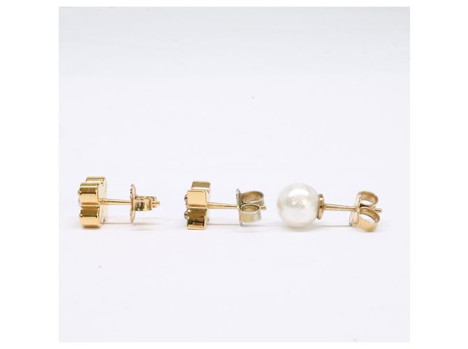 Orecchini Louis Vuitton Charmie Pearl 3-Piece Set D'oro - vista 2