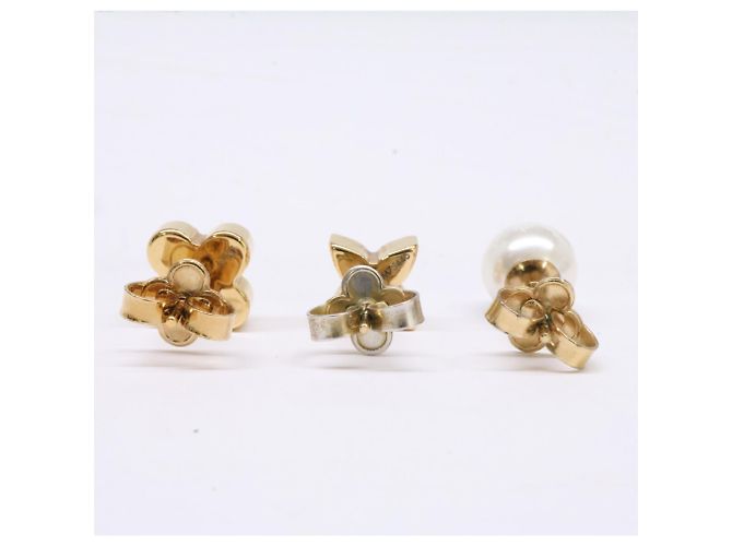 Orecchini Louis Vuitton Charmie Pearl 3-Piece Set D'oro - vista 3