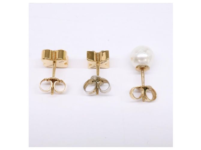 Orecchini Louis Vuitton Charmie Pearl 3-Piece Set D'oro - vista 5