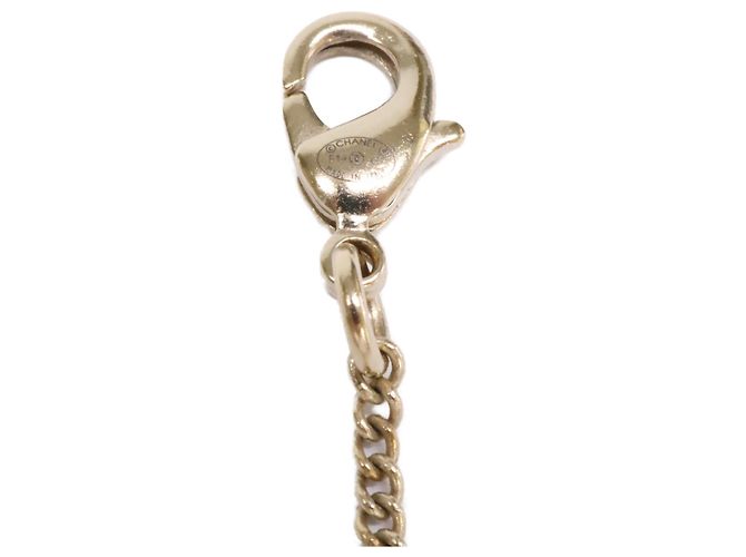 Collana con pendente di perle placcata oro Chanel - vista 6