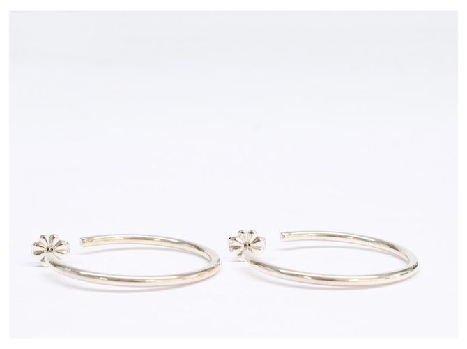Tiffany & Co Orecchini a cerchio stretti Tiffany 925 Argento - vista 2