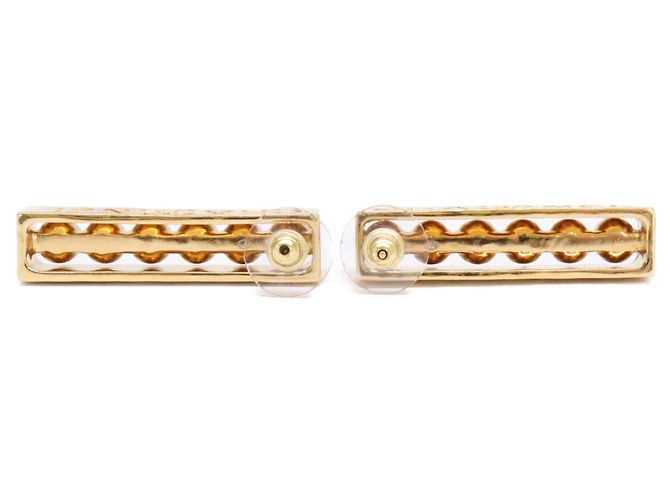 Orecchini a lobo placcati in oro Chanel D'oro - vista 6