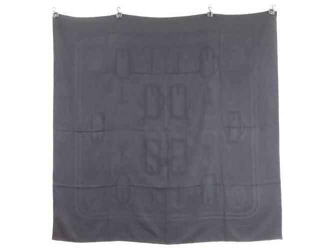 Hermès HERMES BOUCLERIE MODERNE Sciarpa in Cashmere - vista 2