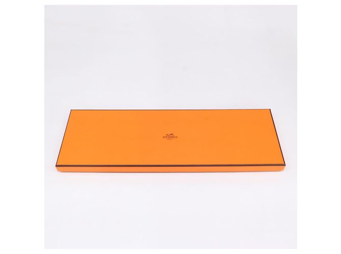 Hermès Gewebte Krawatte Hermes Fasonnet H 24 Schwarz - Ansicht 8