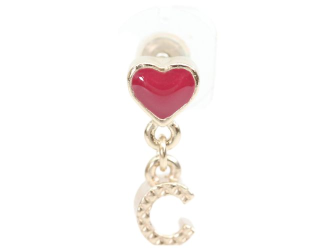 Orecchini A18V Logo x Pearl Stud di Chanel D'oro - vista 6