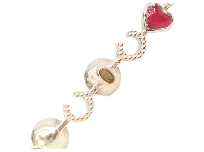 Orecchini A18V Logo x Pearl Stud di Chanel D'oro - vista 9