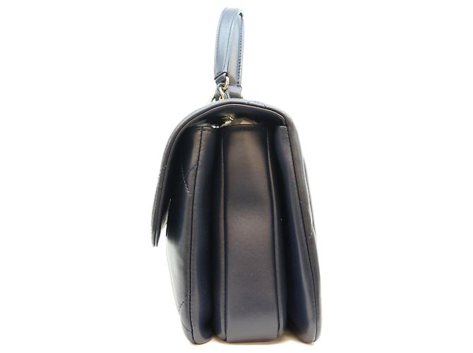 Borsa a tracolla Chanel in pelle di vitello nera Nero - vista 2