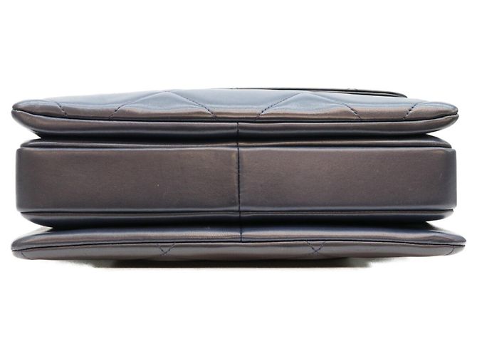 Borsa a tracolla Chanel in pelle di vitello nera Nero - vista 5