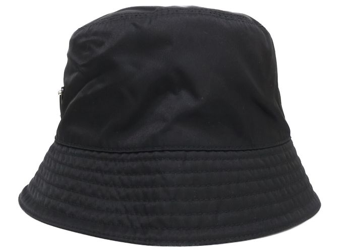 Cappello bucket in Re-Nylon Prada Nero - vista 3