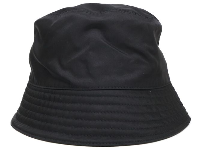 Cappello bucket in Re-Nylon Prada Nero - vista 4