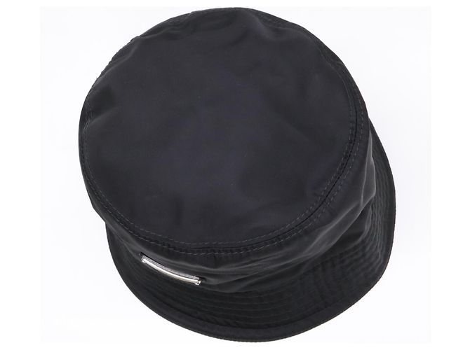 Cappello bucket in Re-Nylon Prada Nero - vista 6