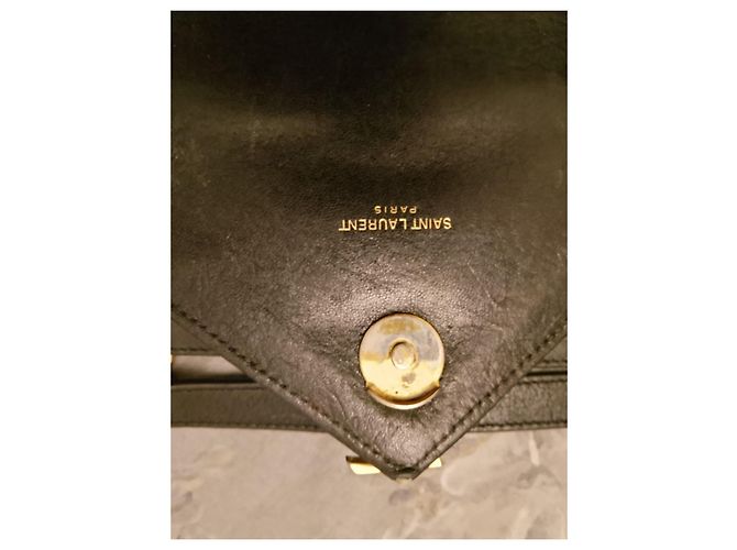 Saint Laurent Loulou Borsa in pelle trapuntata nera Nero - vista 5