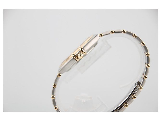 Omega Constellation 1212.30 Mostrador Branco Aço e Ouro Quartz 35mm Prata Dourado - vista 4