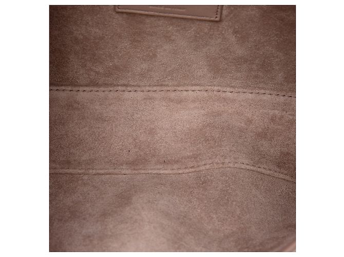 Saint Laurent Le 5 a 7 in pelle liscia marrone Carne - vista 4