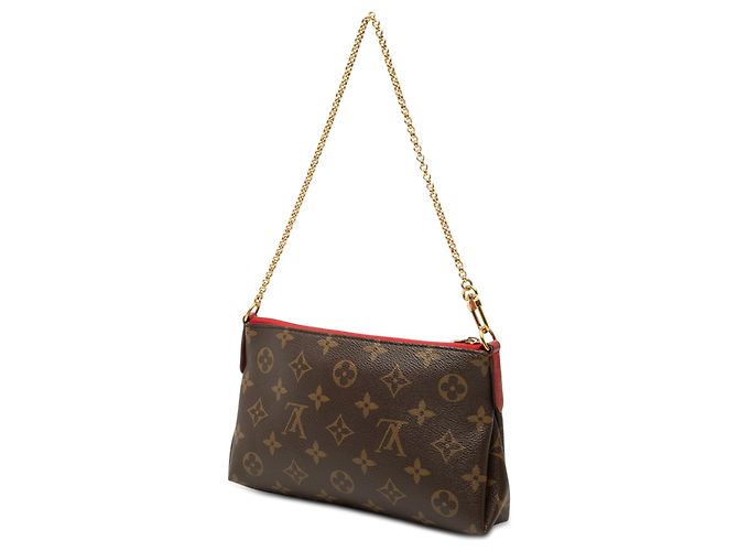 Clutch Louis Vuitton Brown Monogram Pallas Castaño - vista 2
