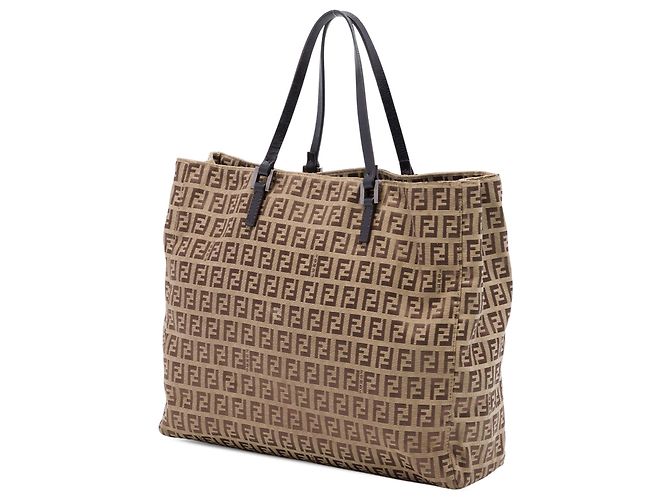 Fendi Zucchino Canvas Tote in Beige - Ansicht 2