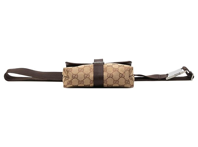 Gucci Gürteltasche aus beigeem GG Canvas - Ansicht 3