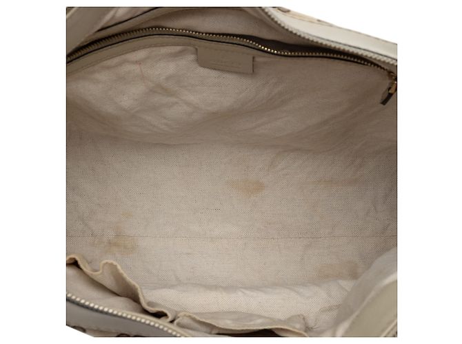 Borsa Mayfair in tela GG beige di Gucci - vista 4