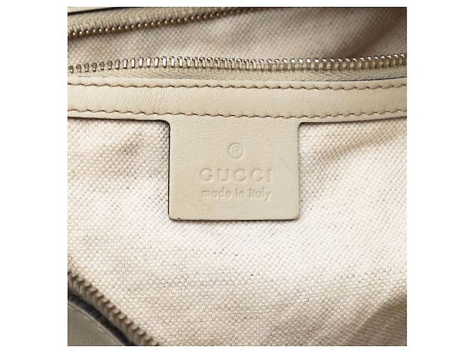 Borsa Mayfair in tela GG beige di Gucci - vista 5