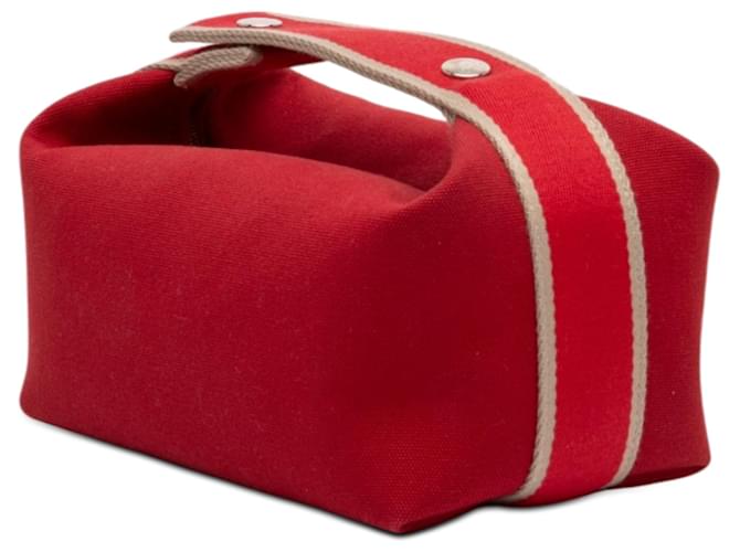 Hermès Red Small Toile Bride A Brac Case Dark red - view 2