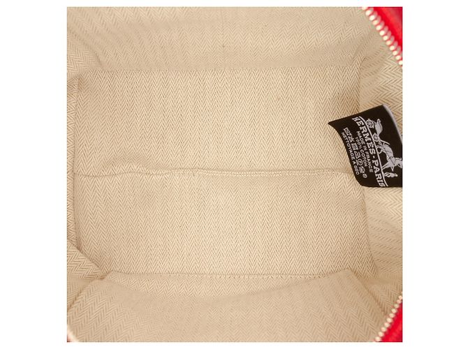 Hermès Red Small Toile Bride A Brac Case Dark red - view 4
