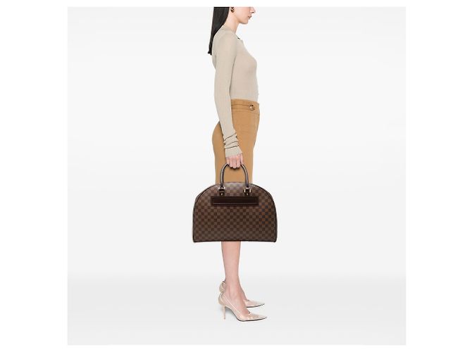Louis Vuitton Marrone Damier Ebene Nolita 24 Heures - vista 7
